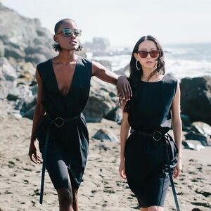 Epoque Evolution Size S The One Two Reversible Knee-Length Dress Black